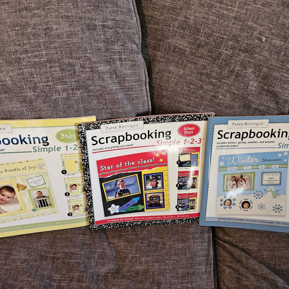 3 Scrapbooks